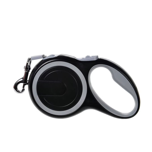 3M Reflective Retractable Dog Leash for Small Dogs with 360° Swivel, Dual Lead Design, and Integrated Lights for Tangle-Free Walking