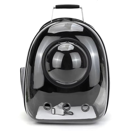 Pet Cat Carrying Backpack - Breathable Transparent Space Capsule Carrier for Dogs and Cats