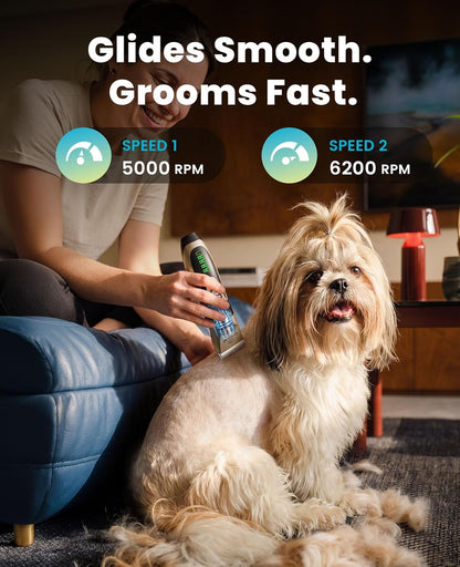 Professional Dog and Cat Grooming Clippers with LED Display