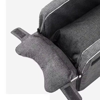 Portable Dog Car Seat Bed and Safety Travel Carrier for Small Dogs and Cats