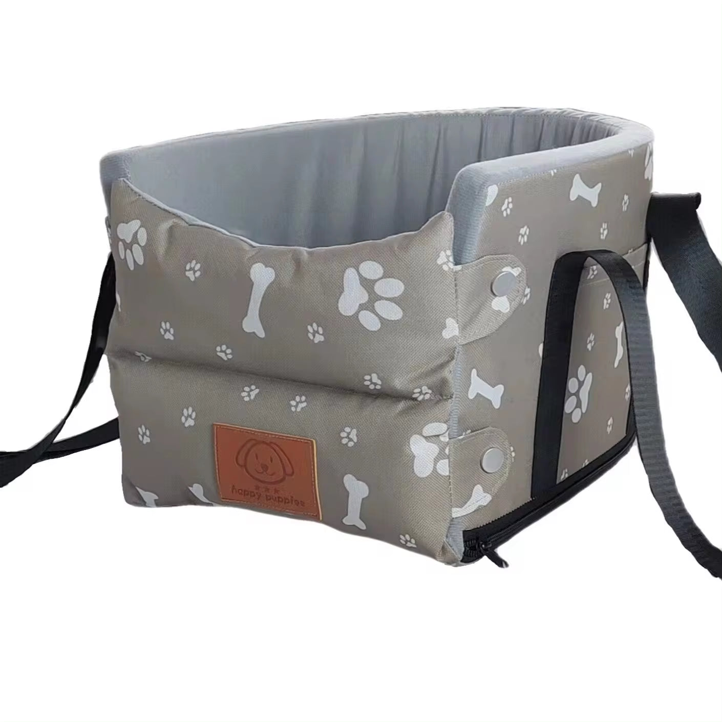Portable Dog Car Seat Bed and Safety Travel Carrier for Small Dogs and Cats